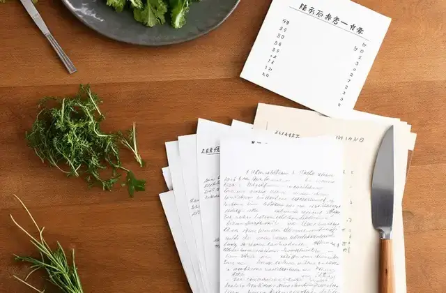 メニュー設計の様子